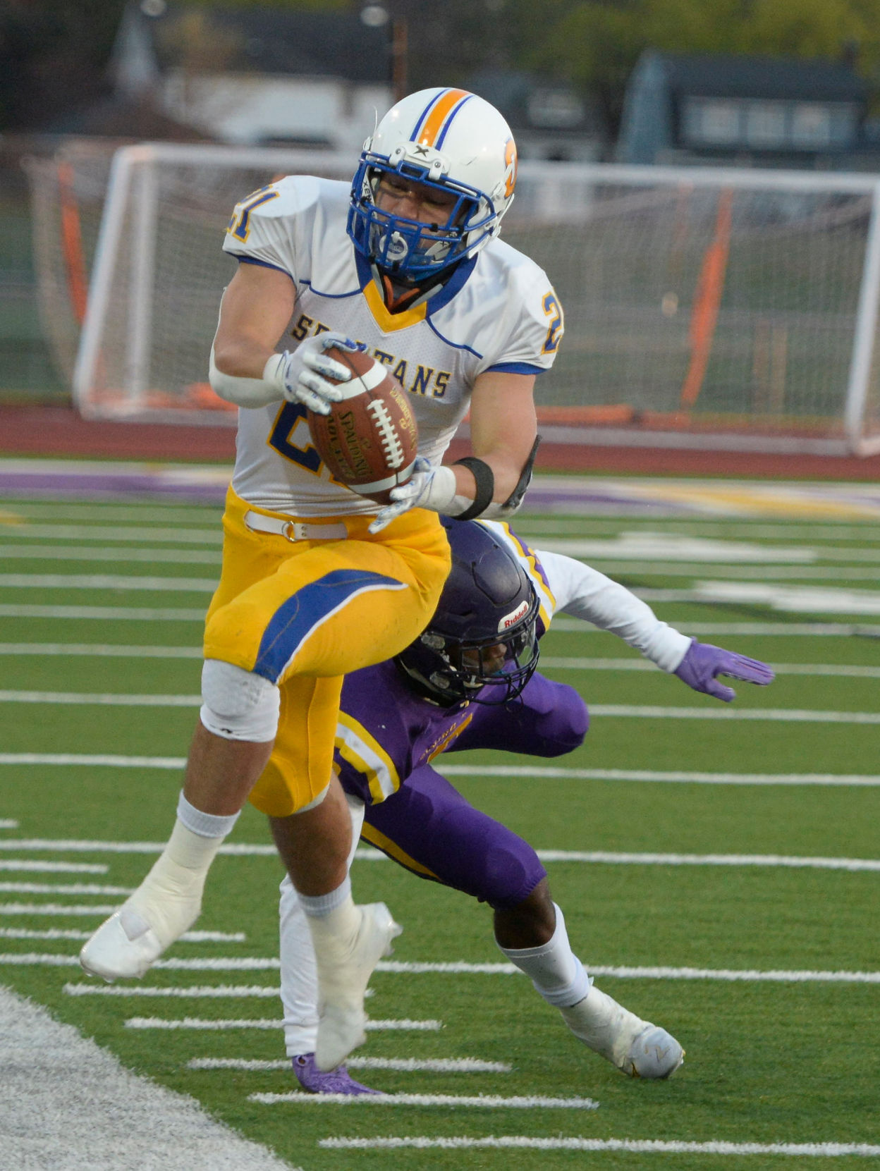 Football: Queensbury at Troy